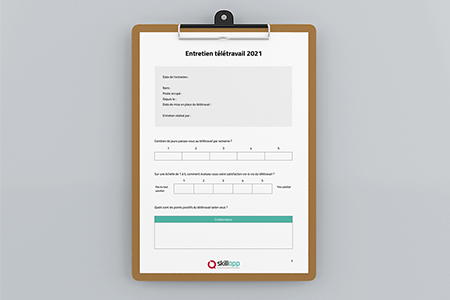 trame entretien télétravail