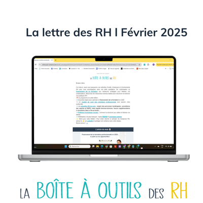 la lettre des RH février 2025 newsletter de la boite a outils des RH 400 x 400